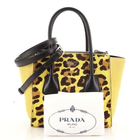 cavallino small twin prada|Prada Small Cavallino Twin Pocket Tote .